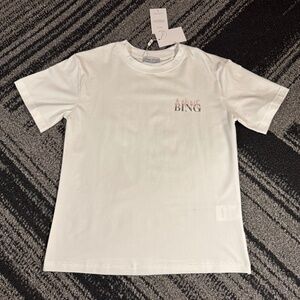 Woman’s Anine Bing Cason Tee in Graffiti Ivory Size Small